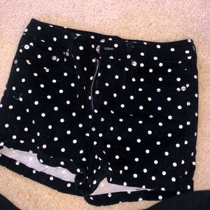 Polka dot shorts